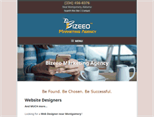 Tablet Screenshot of bizeeo.com